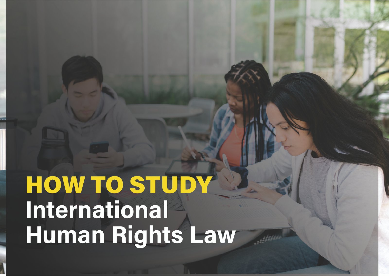 Methods for studying international human rights law, including treaties, foundational texts, and how to apply theory to real-world cases.